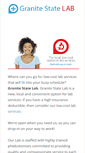 Mobile Screenshot of granitestatelab.com